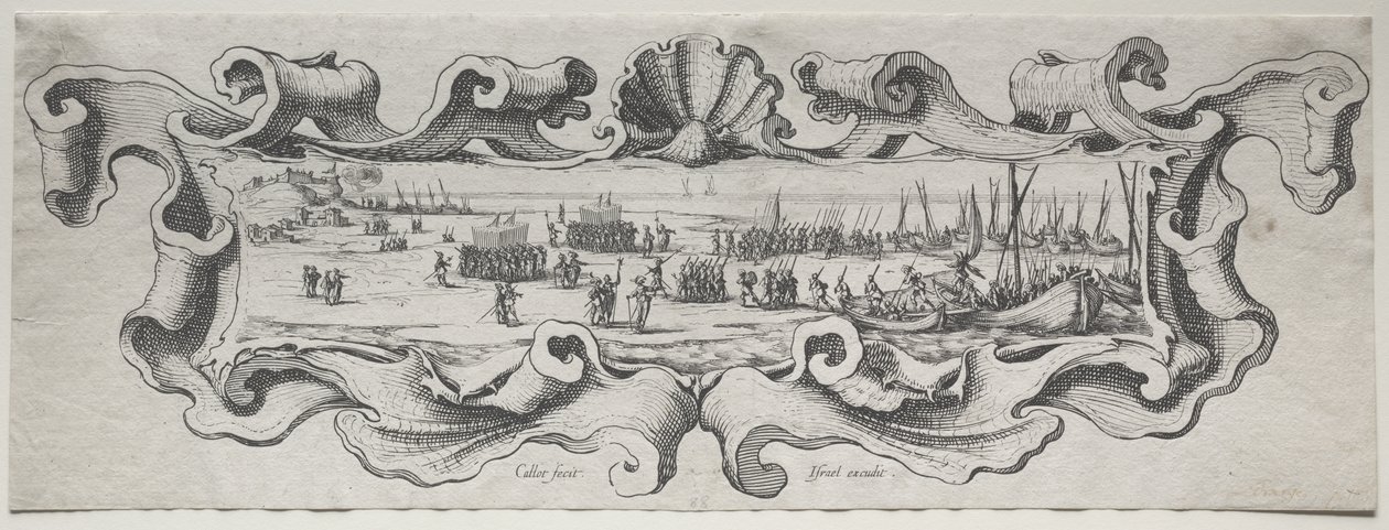 Die Landung der Truppen von Jacques Callot