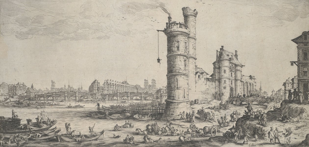 Die Pont Neuf von Jacques Callot