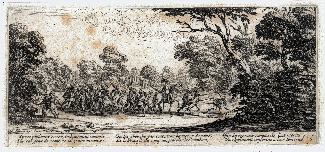 Die Elend und Leiden des Krieges von Jacques Callot