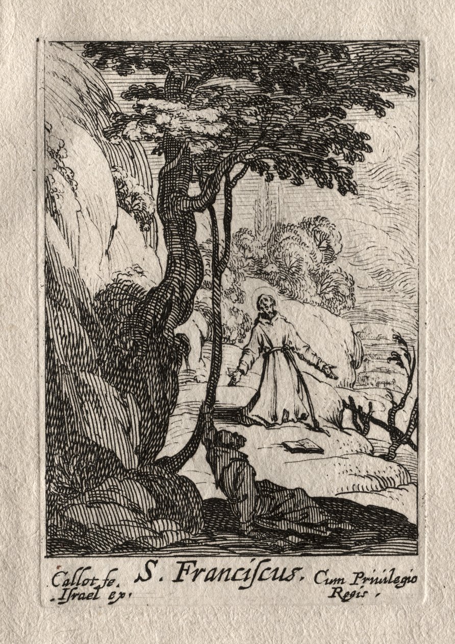Die Büßer: Heiliger Franziskus von Jacques Callot