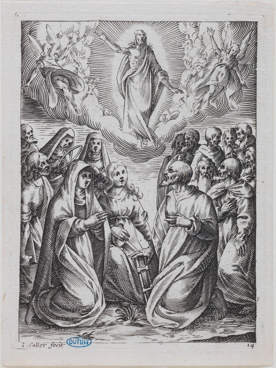 Die Bilder von Rom, die Himmelfahrt von Jacques Callot