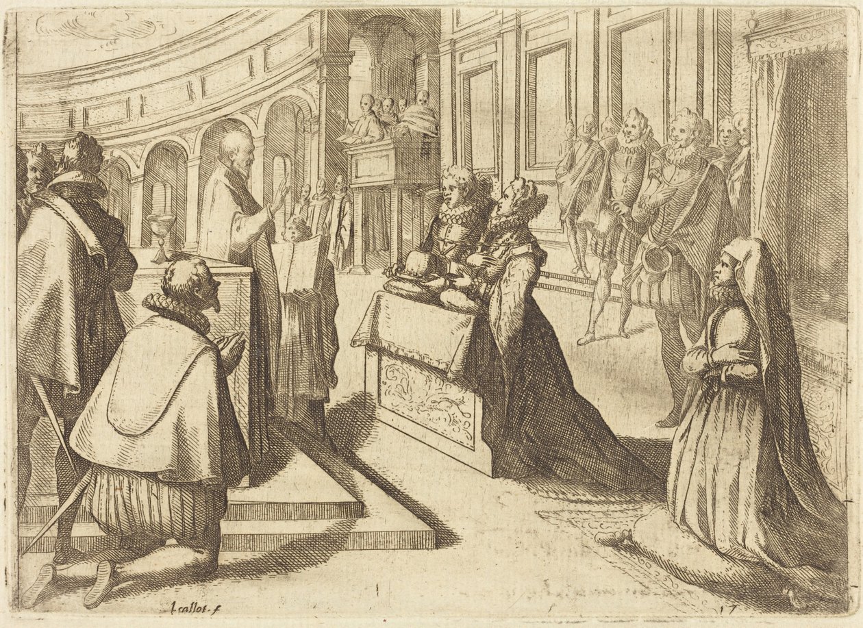 Hochzeit von Margarete von Österreich und Philipp III von Jacques Callot