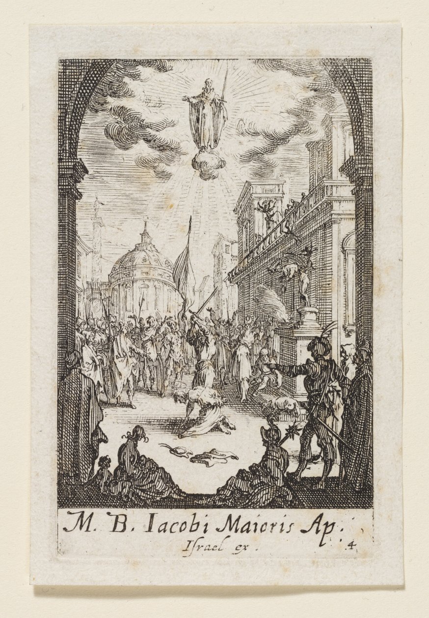 Martyrium des Heiligen Jakobus des Älteren (M. B. Jacobi Maioris) von Jacques Callot