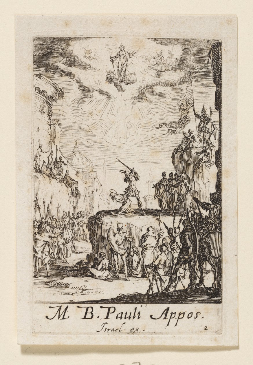Martyrium des Apostels Paulus von Jacques Callot
