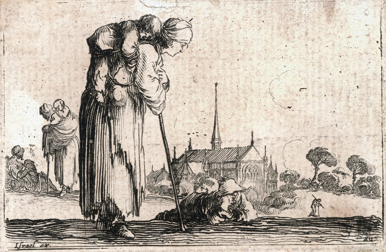 Bäuerin von Jacques Callot
