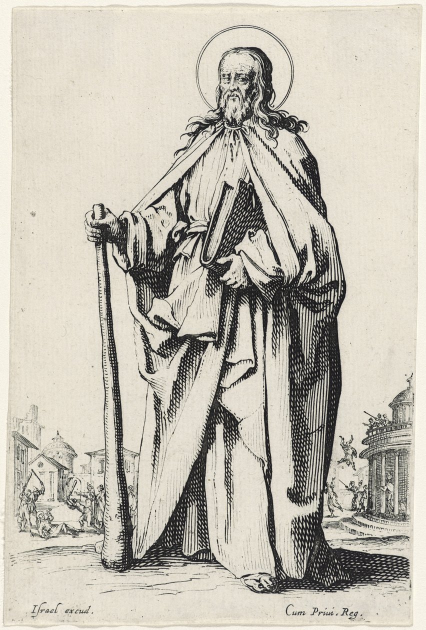 Heiliger Jakobus der Jüngere aus Les Grands Apôtres, 1631 von Jacques Callot