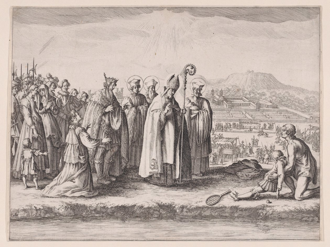 Saint Mansuy, auch genannt Saint Mansuet oder Der Schläger von Jacques Callot
