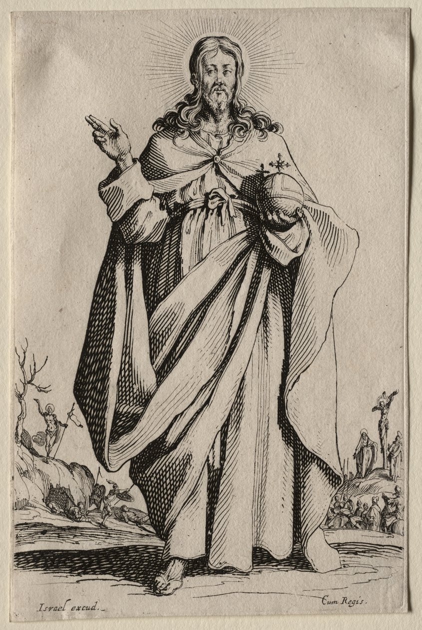 Salvatoris Beatae Mariae Virginis Sanctorum Apostolorum Icones / Les Grands Apôtres: Der Erlöser von Jacques Callot