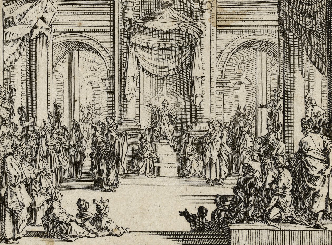 Der junge Jesus unter den Ärzten, 1635 von Jacques Callot