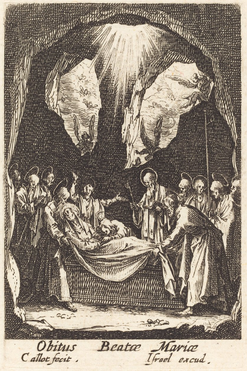 Das Begräbnis der Jungfrau, um oder nach 1630 von Jacques Callot