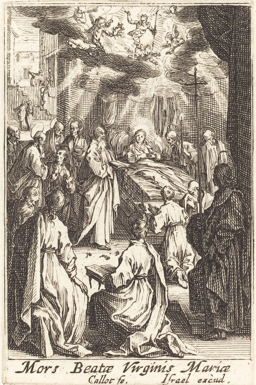 Der Tod der Jungfrau, um oder nach 1630 von Jacques Callot