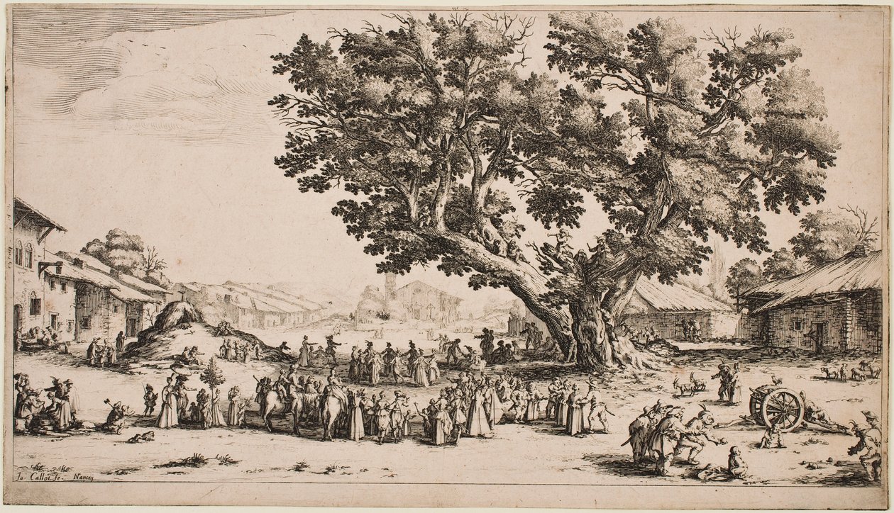 Der Jahrmarkt von Gondreville von Jacques Callot