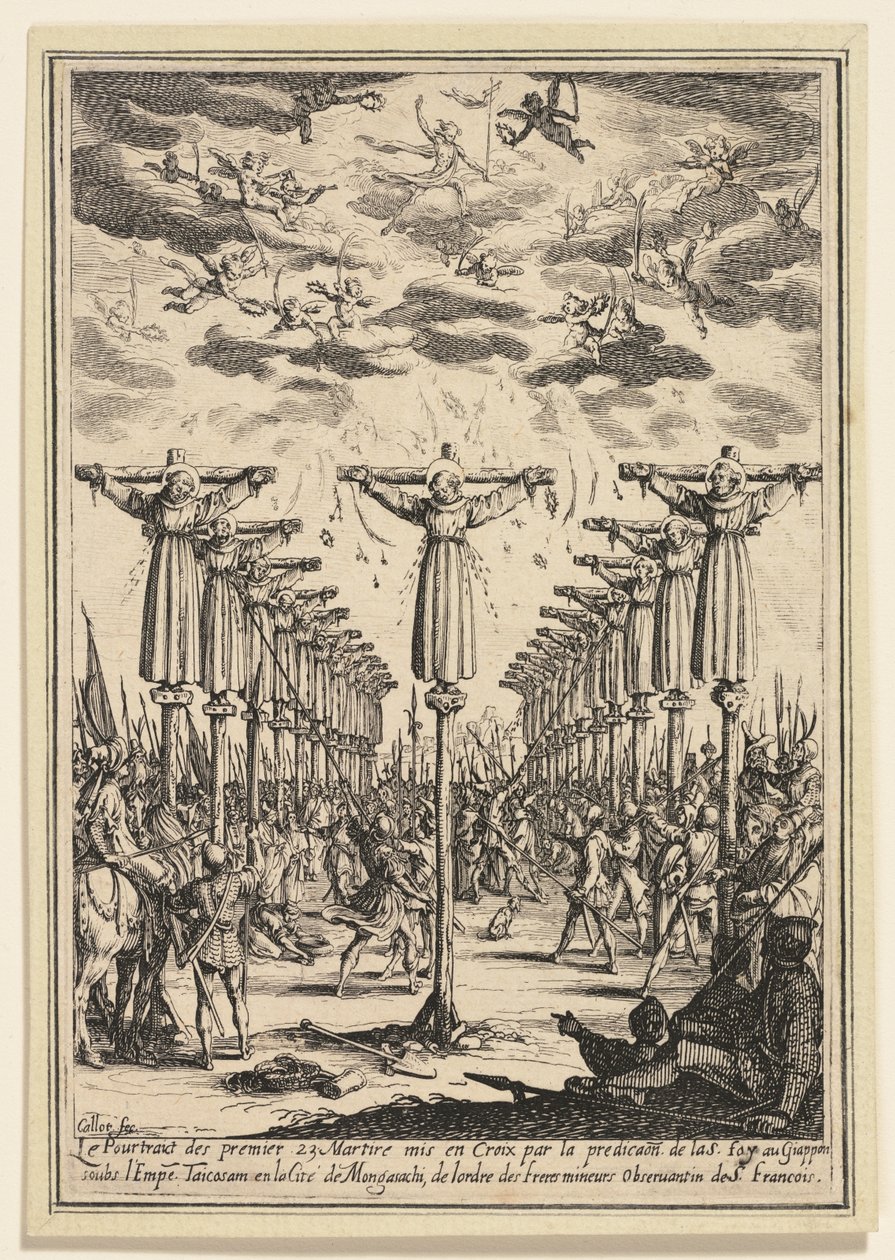 Die Märtyrer von Japan von Jacques Callot