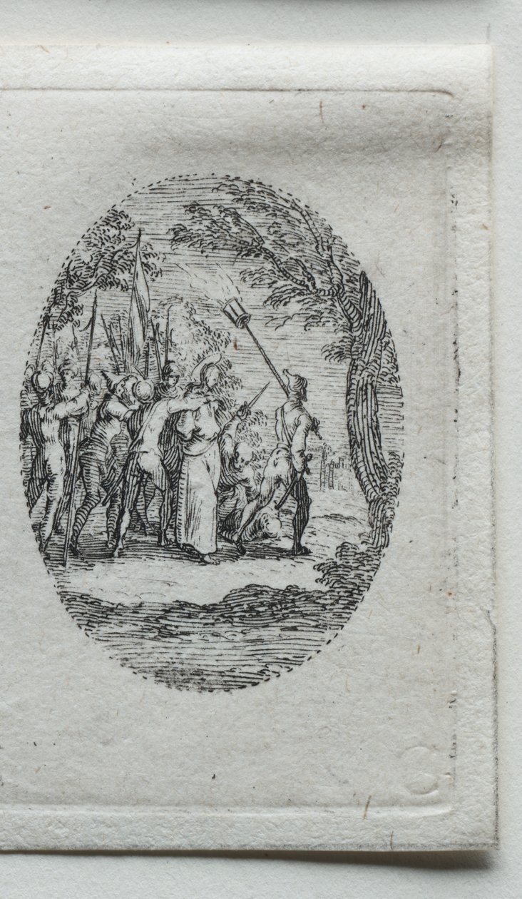 Die Geheimnisse der Passion: Christus gefangen genommen von Jacques Callot