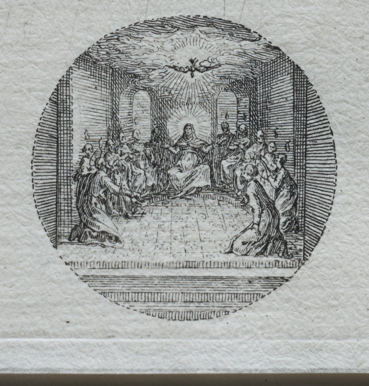 Die Geheimnisse der Passion: Der Abstieg des Heiligen Geistes von Jacques Callot