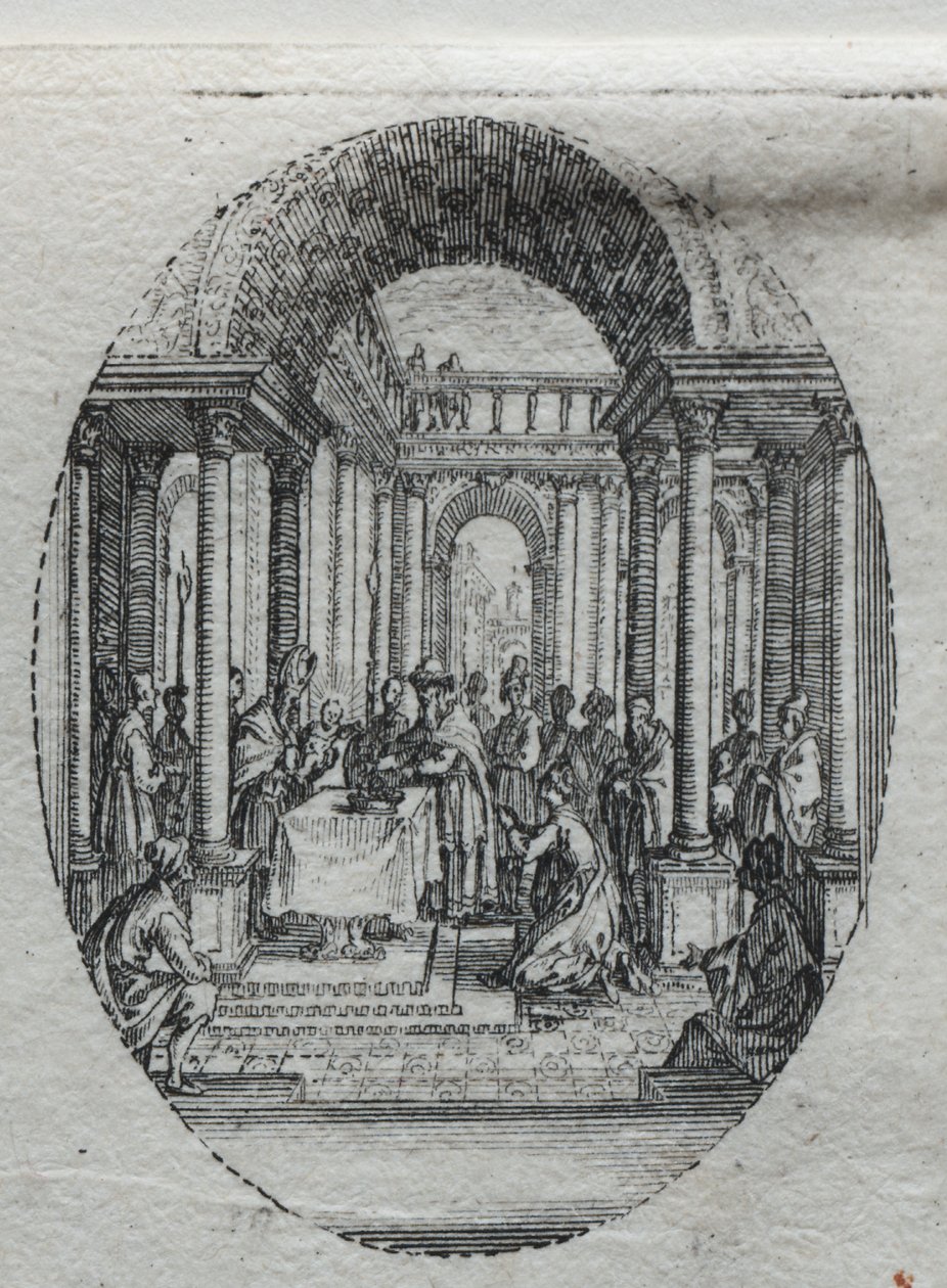 Die Geheimnisse der Passion: Die Darstellung im Tempel von Jacques Callot