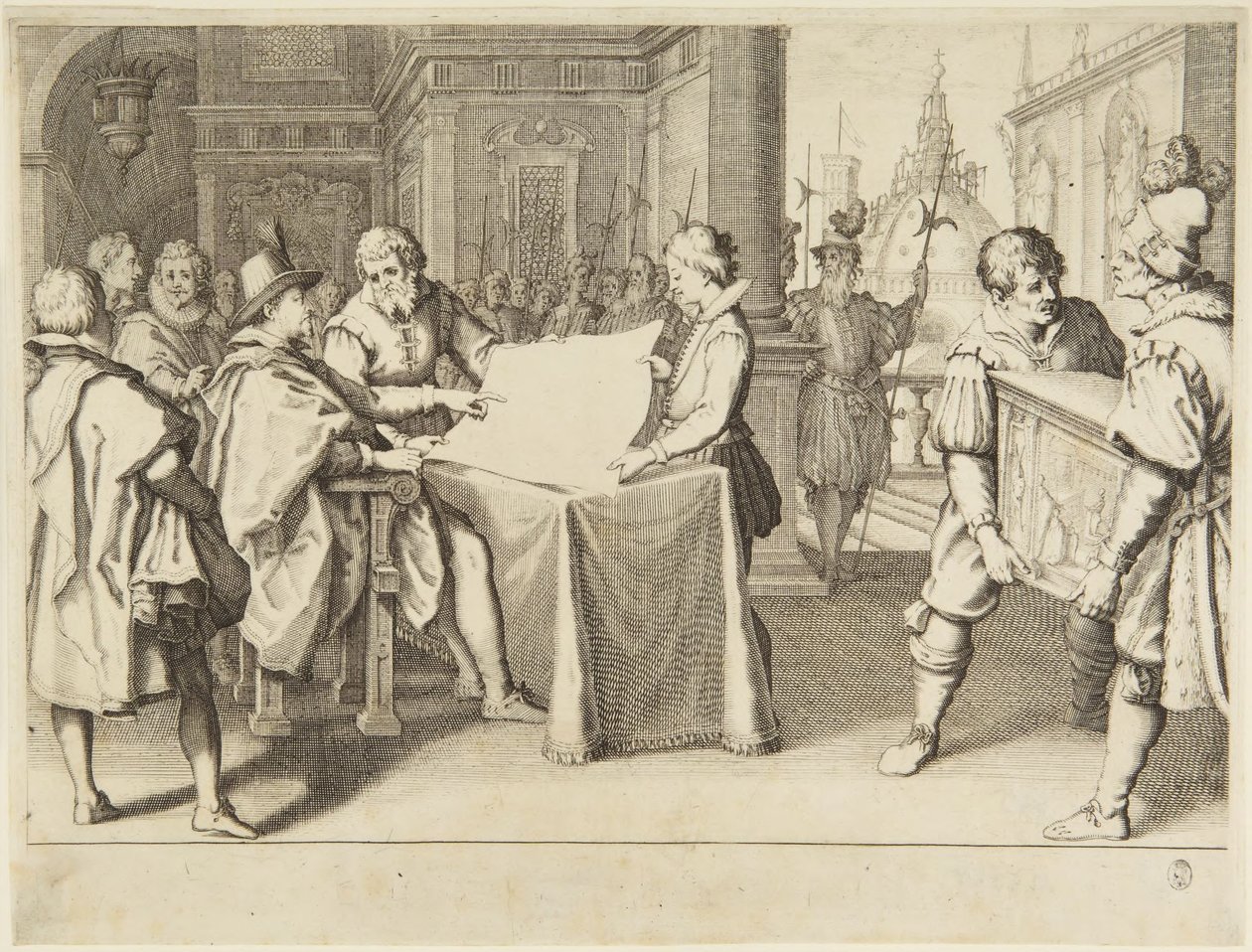 Die Restaurierung der Kuppel von S. Maria del Fiore in Florenz von Jacques Callot