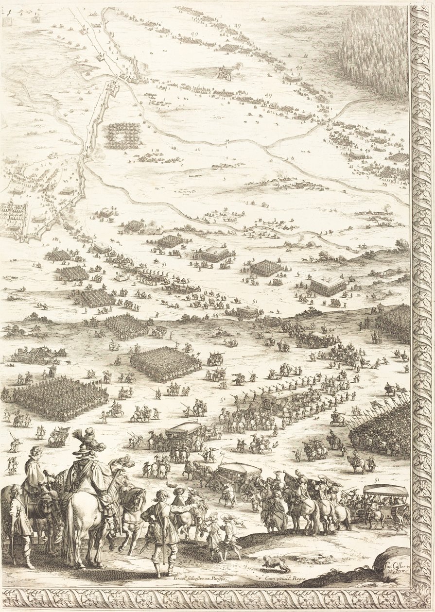 Die Belagerung von Breda [Tafel 6 von 6] von Jacques Callot