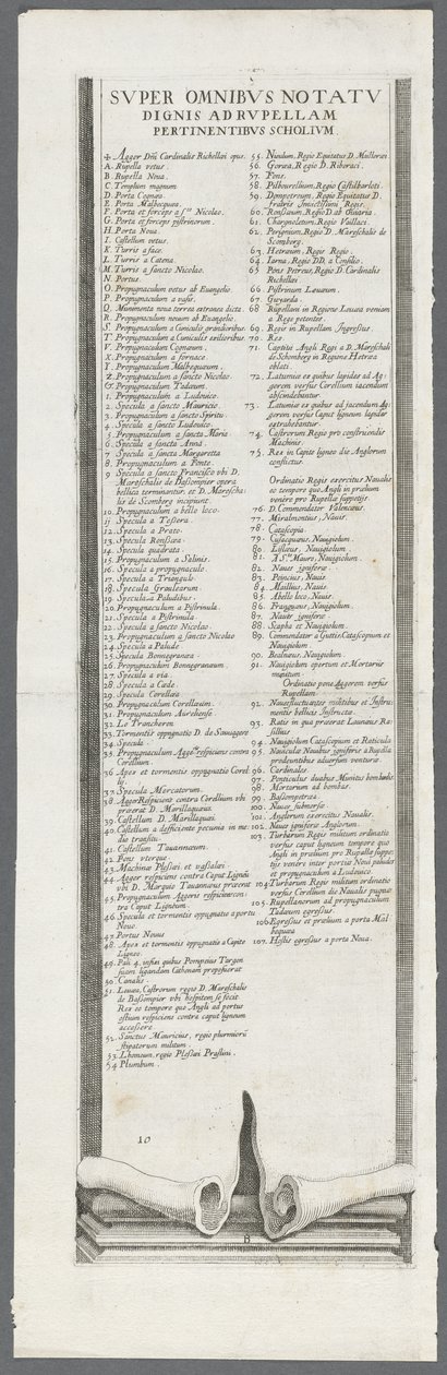 Die Belagerung von La Rochelle: Platte 13 von Jacques Callot