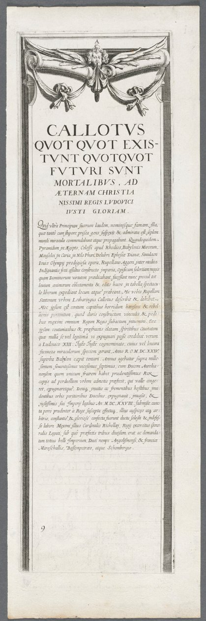 Die Belagerung von La Rochelle: Platte 8 von Jacques Callot