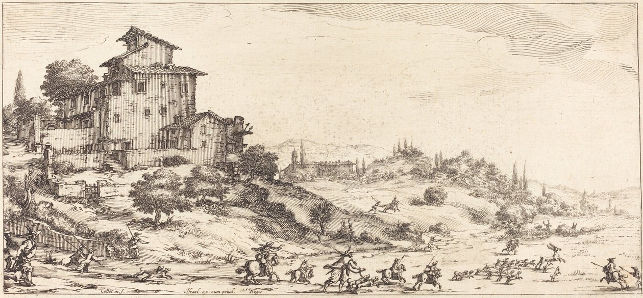Die Hirschjagd von Jacques Callot