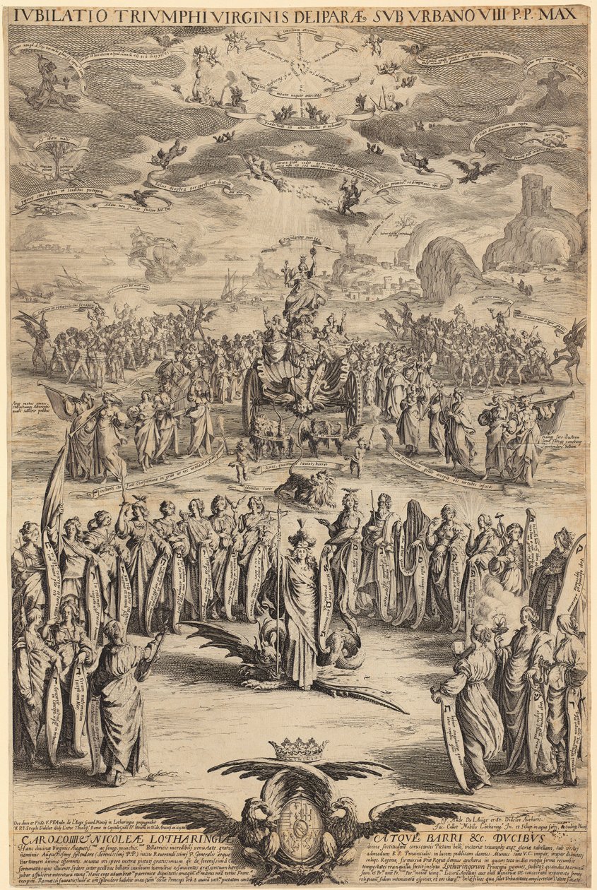 Triumph der Jungfrau Maria von Jacques Callot