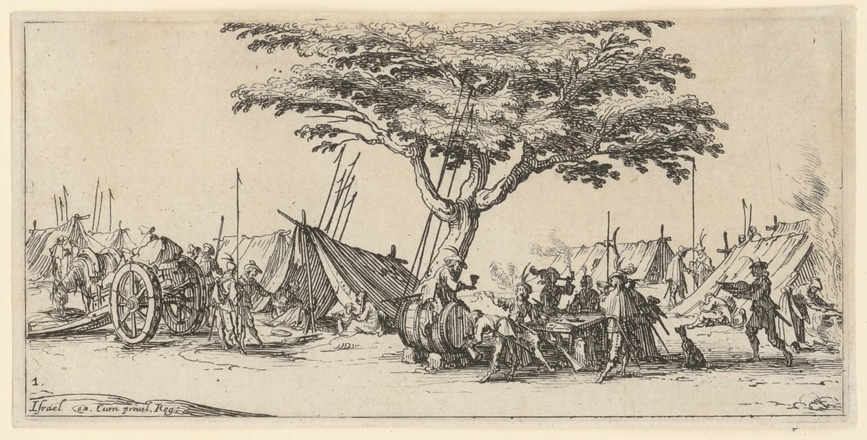 Zeltlager von Jacques Callot