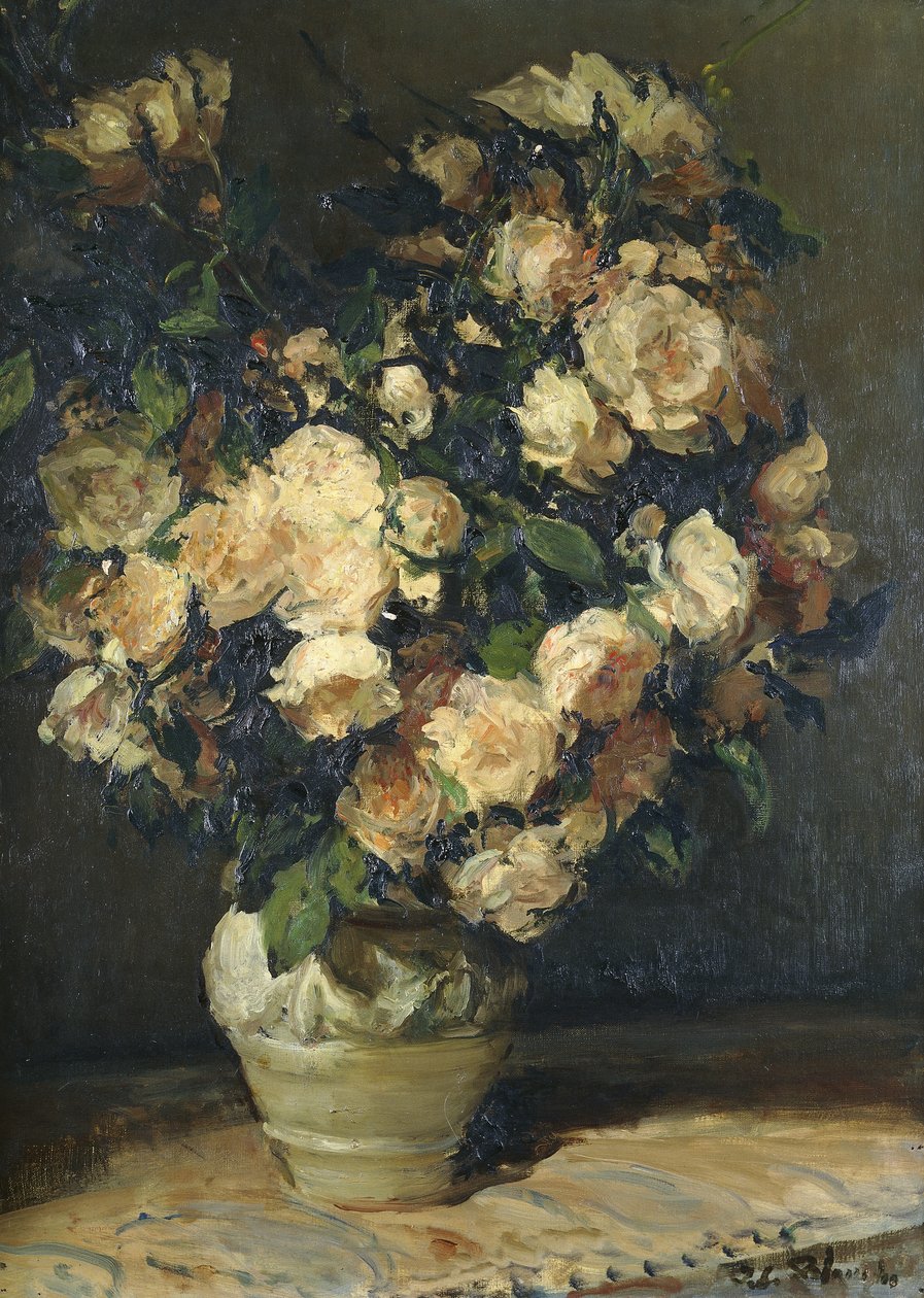 Rosen in einer Vase von Jacques-Emile Blanche