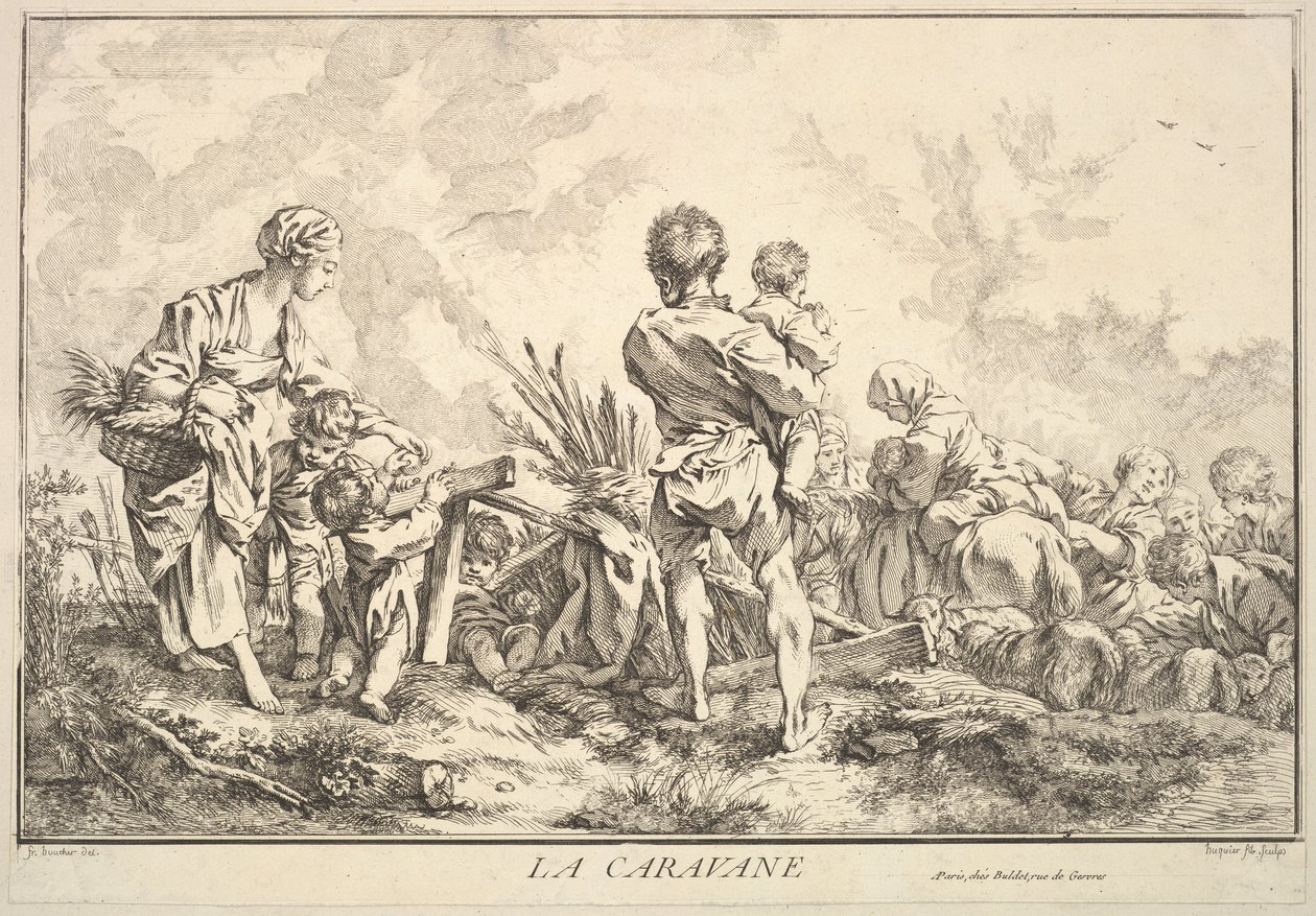 Die Karawane von Jacques Gabriel Huquier