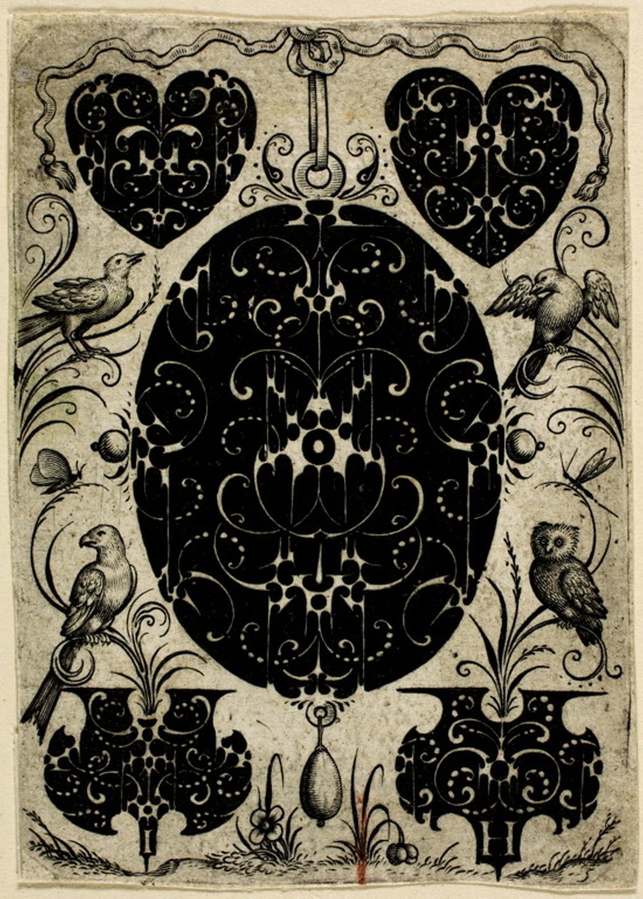 Ornamentale Platte V von Jacques Hurtu