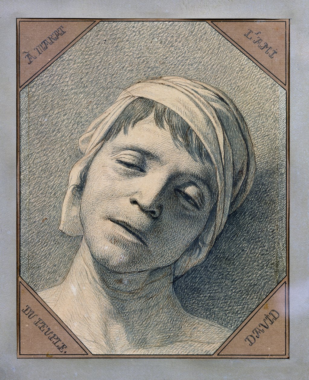 Kopf von Marat von Jacques Louis David