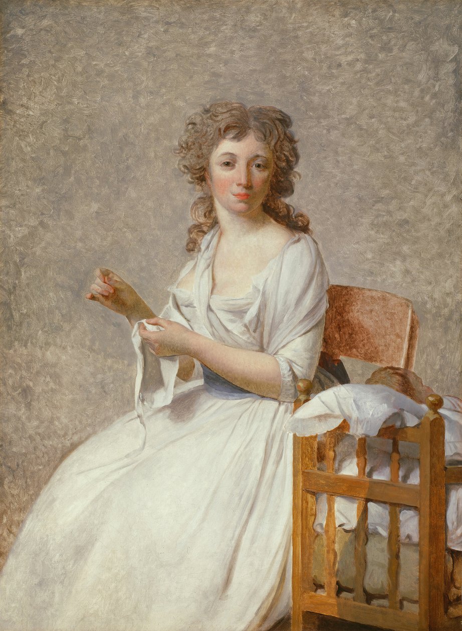 Madame de Pastoret und ihr Sohn, 1791-92 von Jacques Louis David