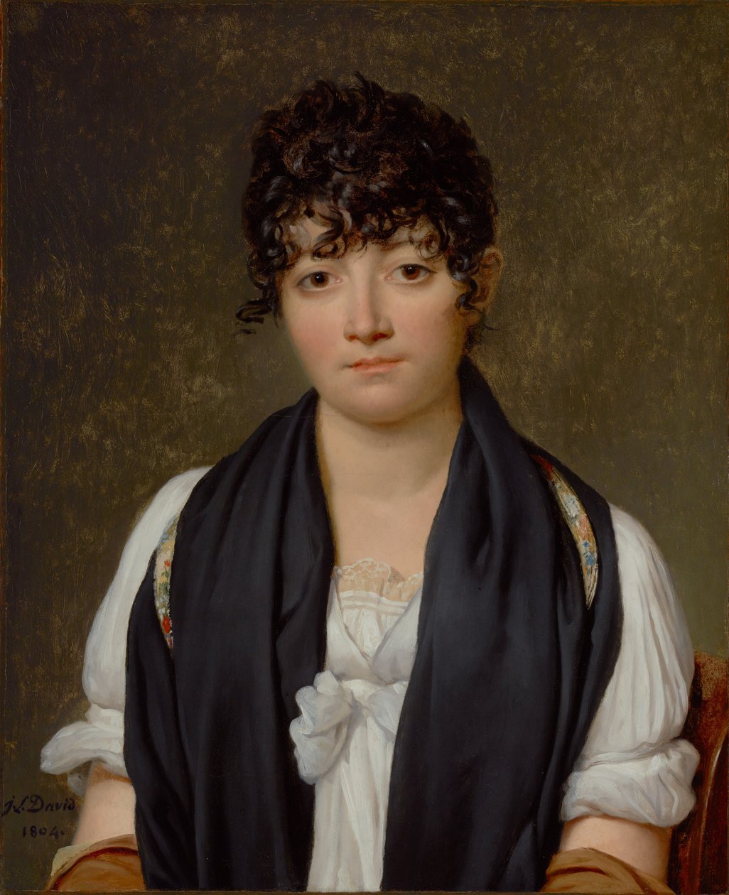 Porträt von Suzanne Le Peletier de Saint-Fargeau von Jacques Louis David