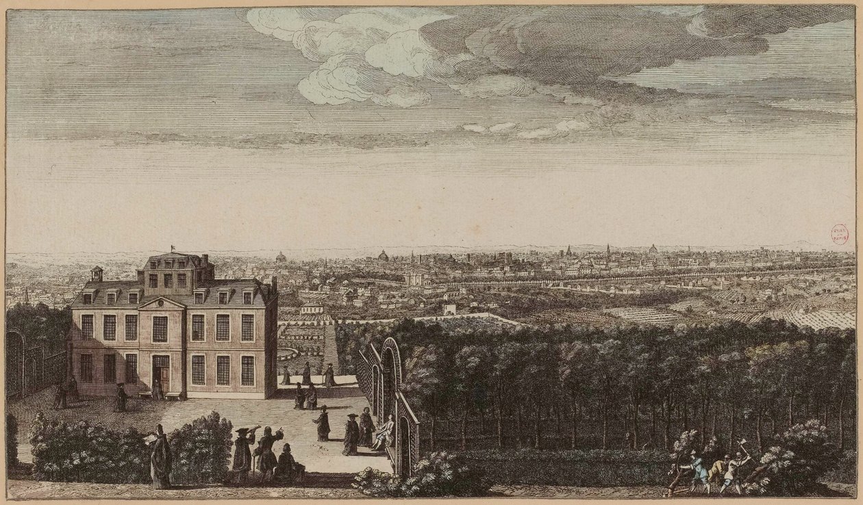 Haus des Père de la Chaise in Mont-Louis. von Jacques Rigaud