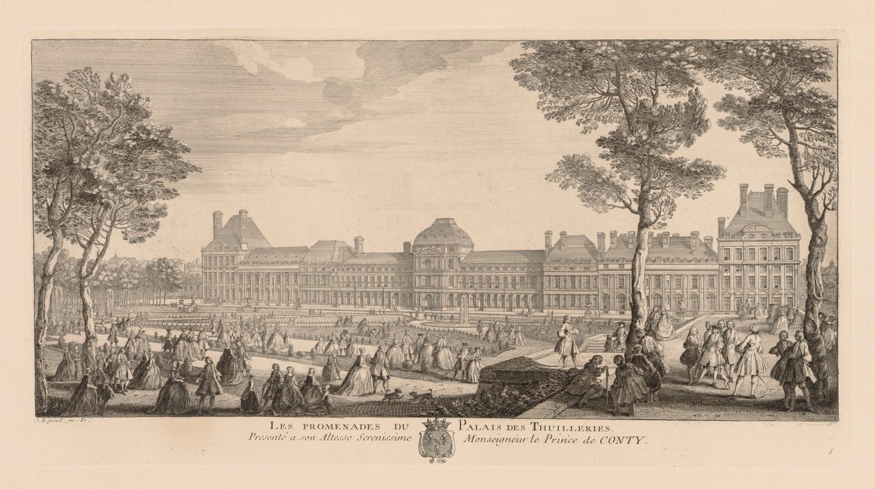 Promenaden des Palais des Tuileries von Jacques Rigaud
