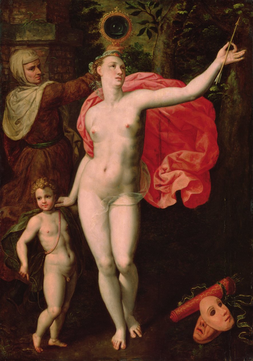 Venus und Amor, Allegorie der Wahrheit von Jacques de Backer