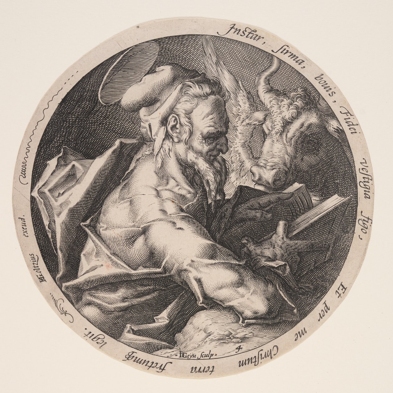 Lukas, aus Die Evangelisten von Jacques de Gheyn II