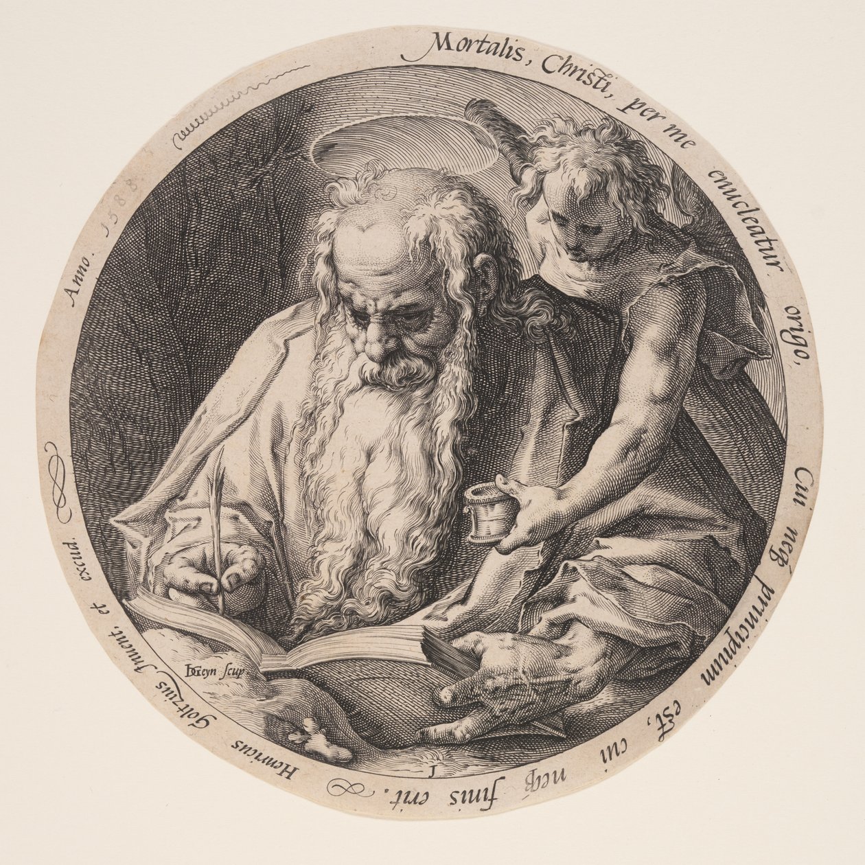 Matthäus, aus Die Evangelisten von Jacques de Gheyn II