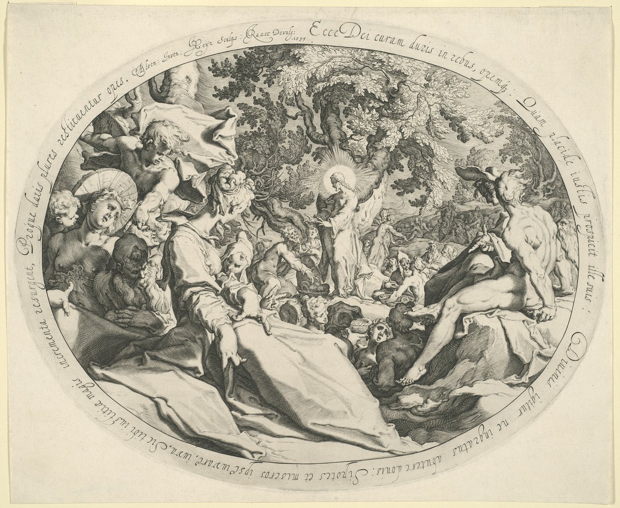 Das Wunder der fünf Brote von Jacques de Gheyn II
