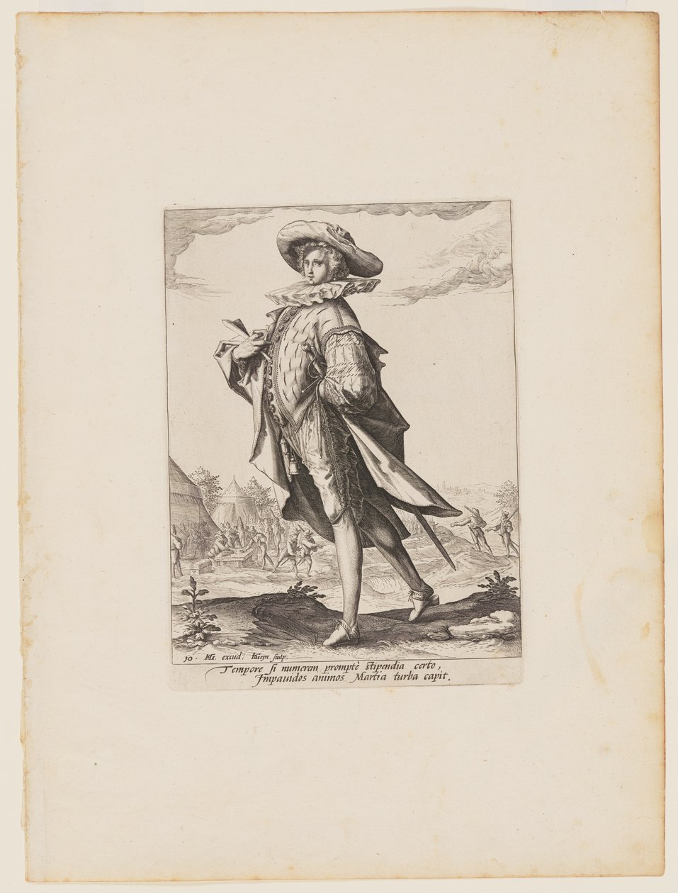 Schatzmeister, aus Offiziere und Soldaten der Leibgarde von Kaiser Rudolf II von Jacques de Gheyn II