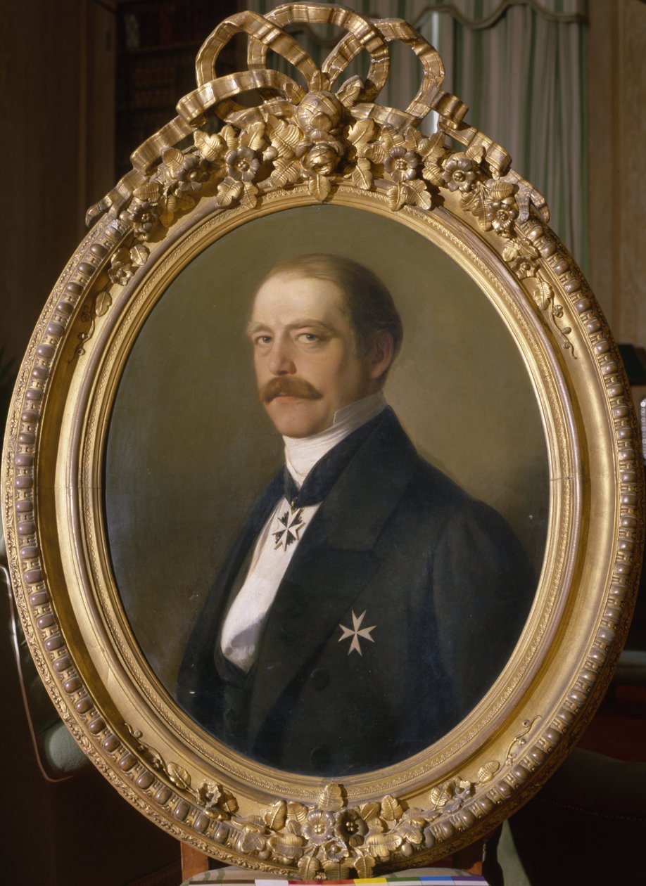 Otto von Bismarck als preußischer Gesandter beim Bundestag des Deutschen Bundes in Frankfurt, 1855 von Jakob Becker