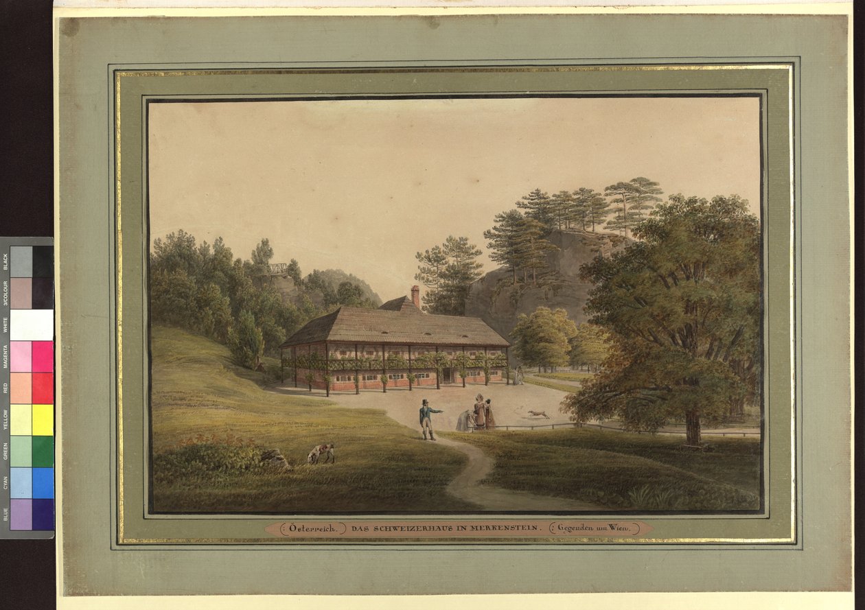 Das Schweizerhaus in Merkenstein von Jakob Alt