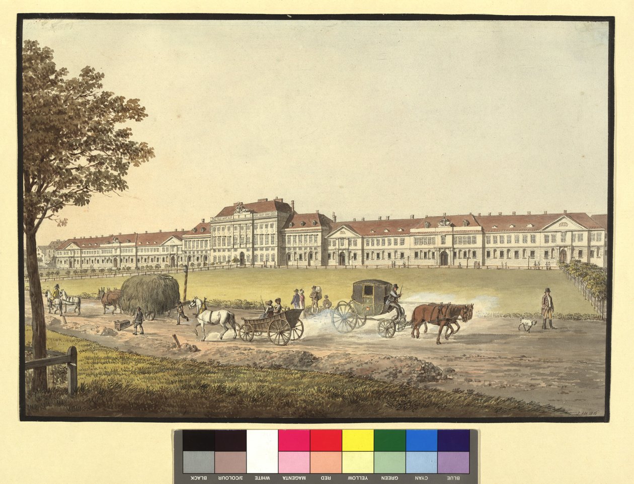 Hofstallungen (K.u.K. Hofstall - Gebäude) von Jakob Alt