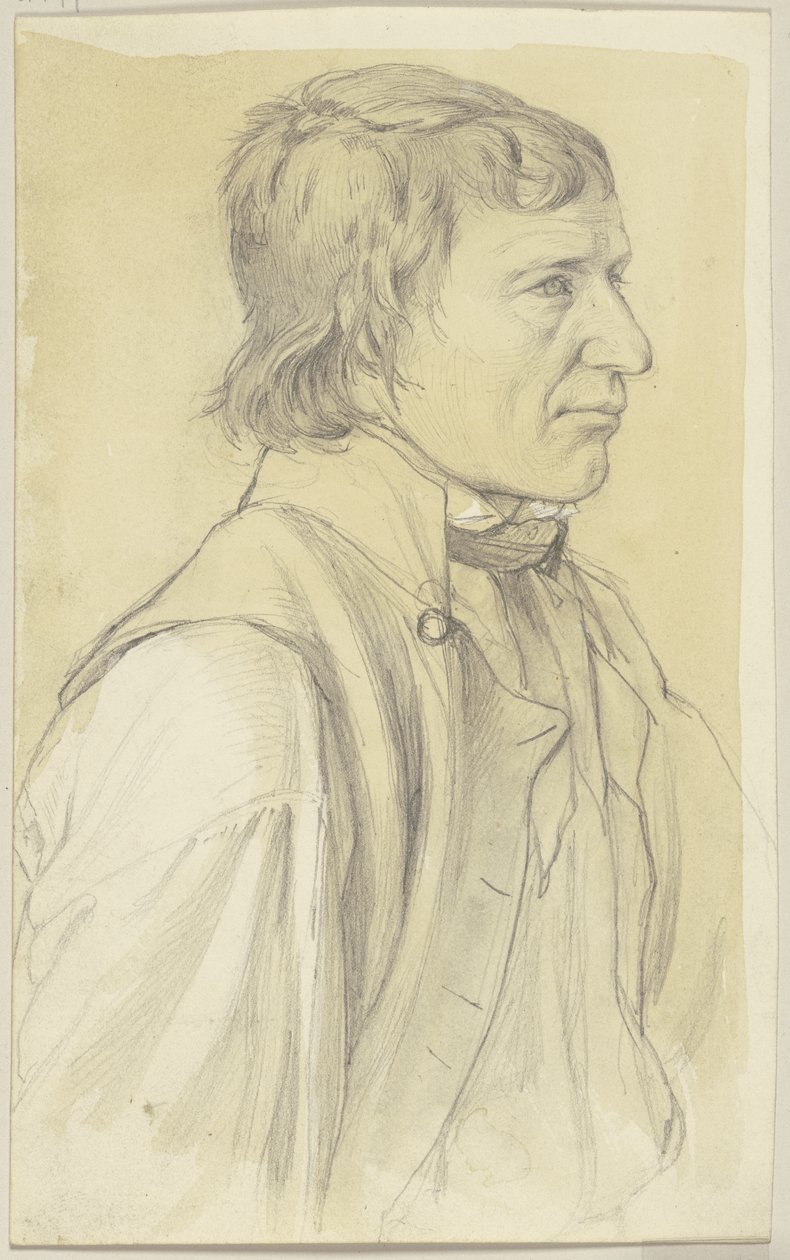 Junger Bauer nach rechts von Jakob Becker