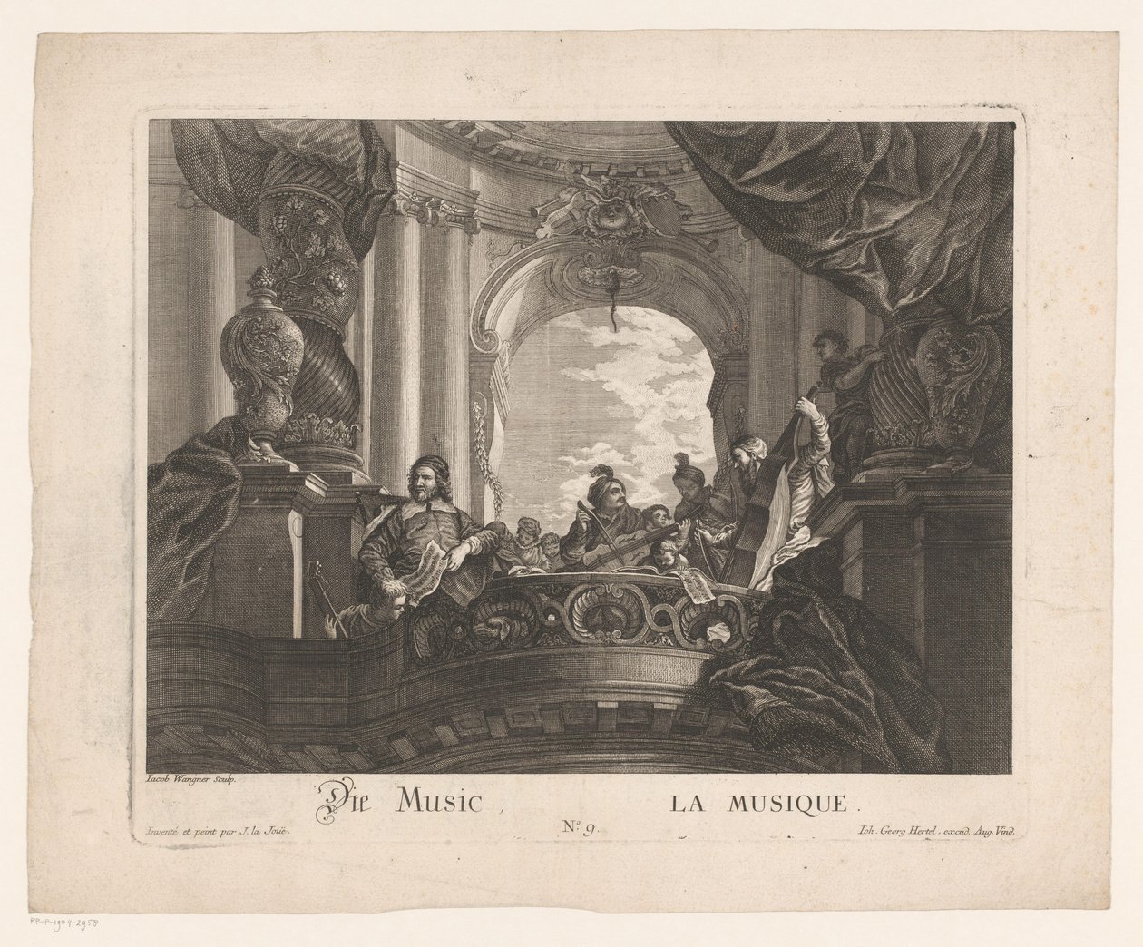 Allegorie auf die Musik von Jakob Wangner