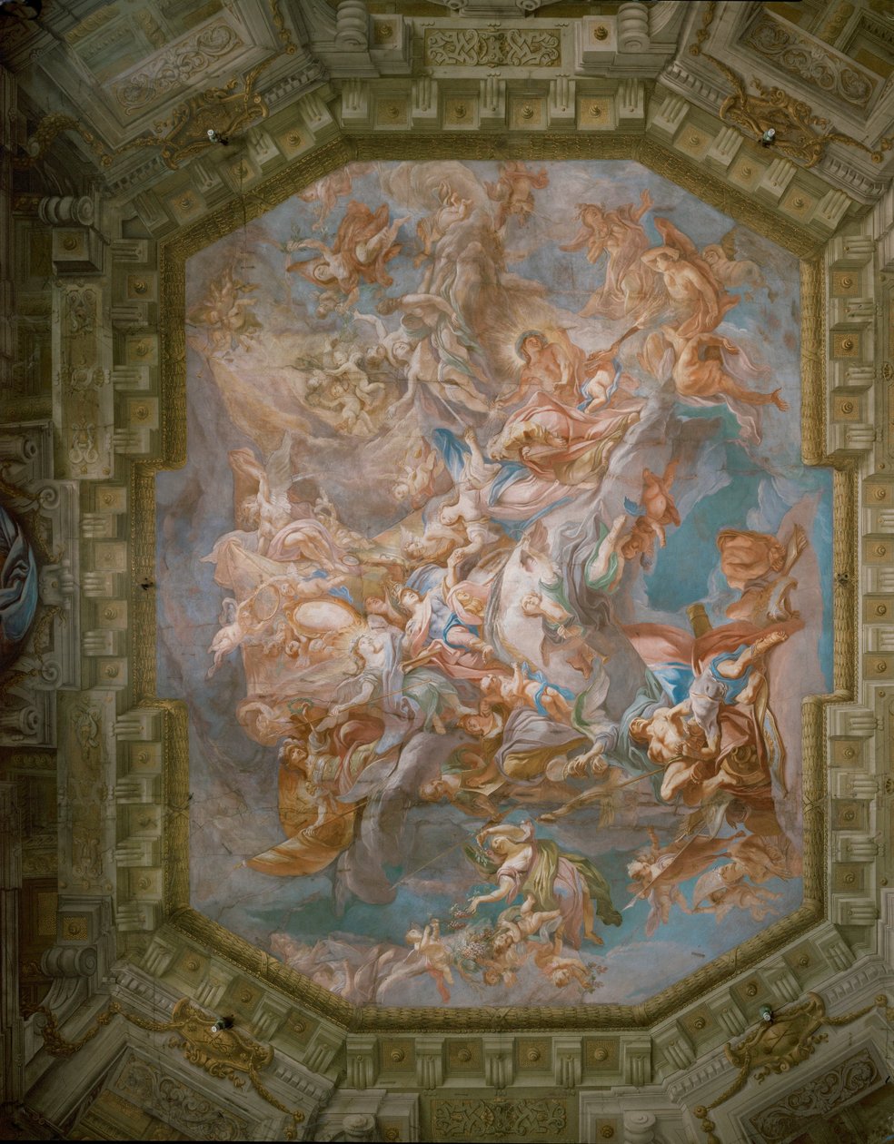 Apoll und Aurora von Jakob and Carlone Carlo (d.1708) Prandtauer