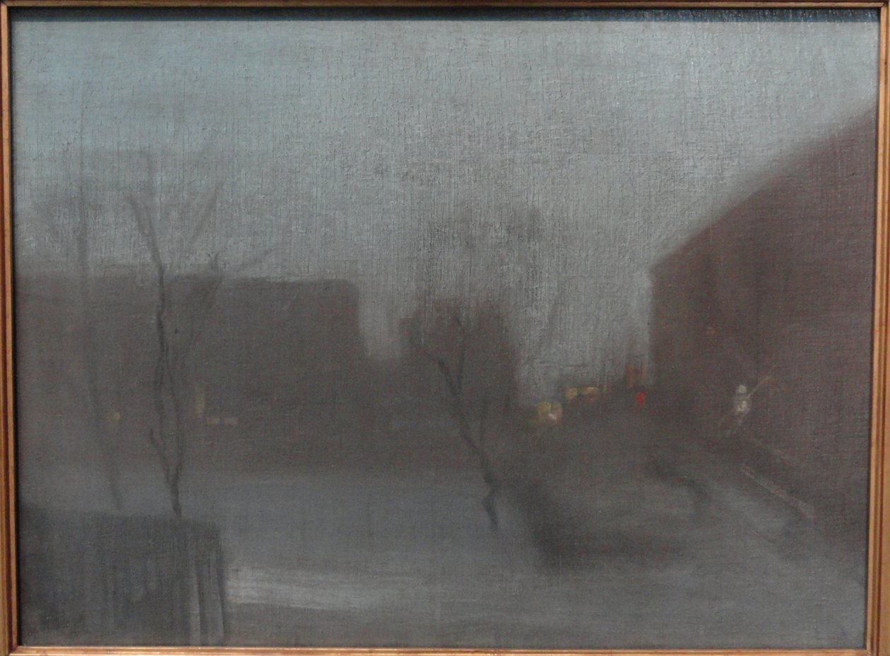 Nocturne - Trafalgar Square, Chelsea von James Abbott McNeill Whistler