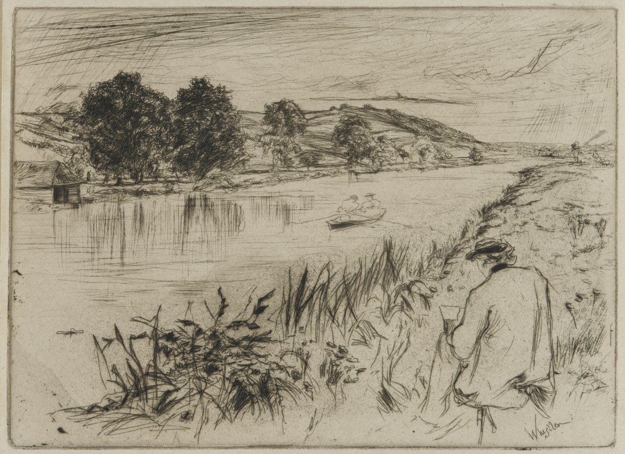 Skizzieren, Nr. 1, 1861 von James Abbott McNeill Whistler
