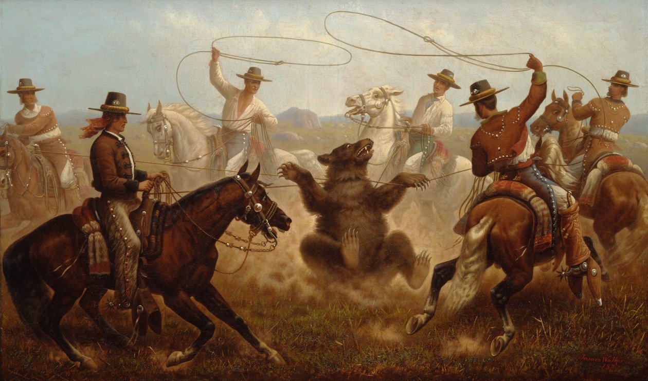 Cowboys fangen einen Bären von James Walker