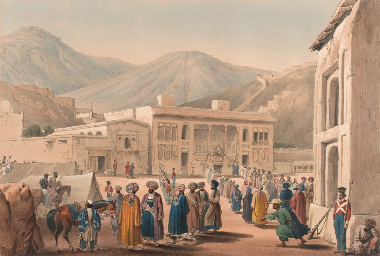 Der Durbar-Khaneh von Shah Shoojah-ool-Moolk in Kabul von James (after) Atkinson